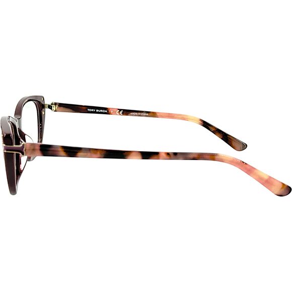 Tory Burch TY2093U Womens Plastic Eyeglass Frame 1384 Bordeaux 52-16